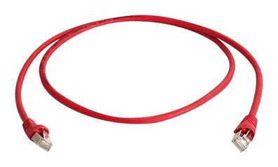 5m Telegärtner L00003A0057 MP8 FS500 Patchkabel Cat.6A ISO LSZH rot 5m