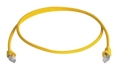 7,5m Telegärtner L00004A0058 MP8 FS500 Patchkabel Cat.6A ISO LSZH gelb 7,5m