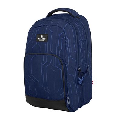 walker® 42128-357 Schulrucksack College - cyber blue