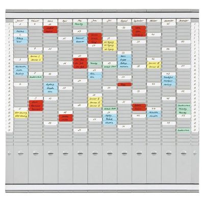 Franken PV-SET4 Stecktafel 81,9 x 78,3 cm 12 Spalten