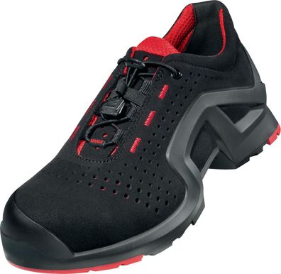 Uvex 1 Support Halbschuhe S1P 85192 Schwarz, Rot (85192)