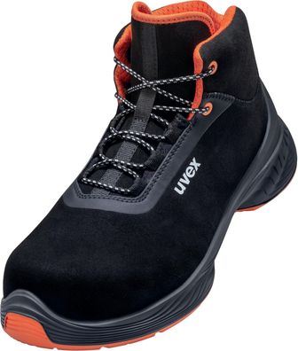 Uvex 1 G2 Stiefel S2 68508 Schwarz, Rot (68508)