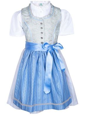 Kinderdirndl kurz mit Bluse 43163 Isar-Trachten