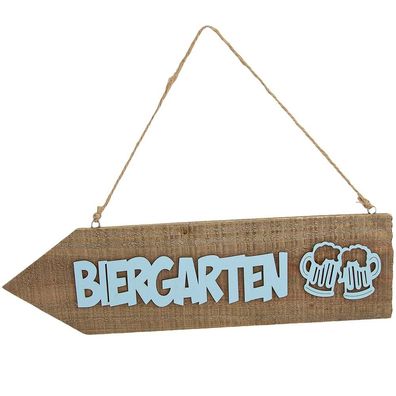 Dekoschild Biergarten