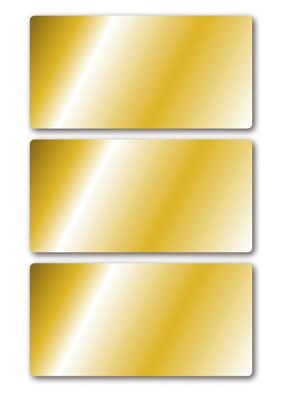 Herma 15287 15287 Schmucketikette - 34 x 67 mm, 9 Stück, gold