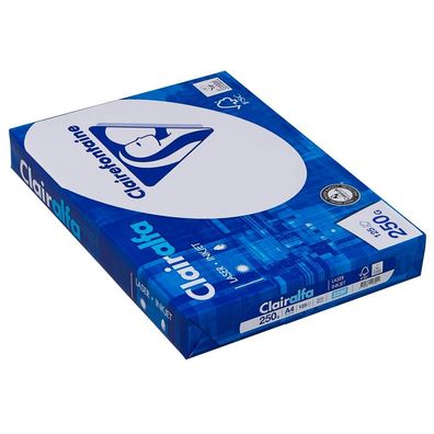 Clairefontaine 2230C Kopierpapier Clairalfa DIN A4 250 g/qm 125 Blatt