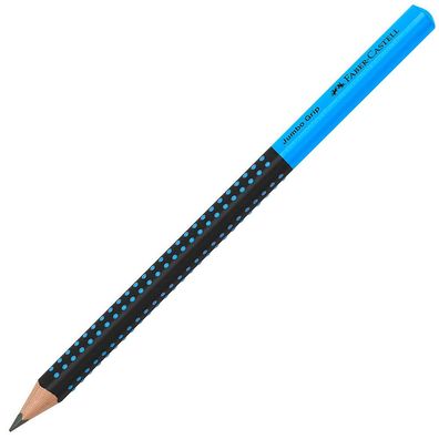 FABER-CASTELL 511910 Bleistift B schwarz/blau 1 St