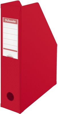 Esselte 56003 Stehsammler, A4, Pappe mit PVC-umschweißt, rot