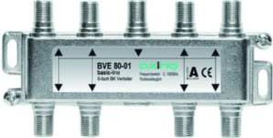 1St. Axing BVE8001 BK-8-fach Verteiler 5-1000 MHz