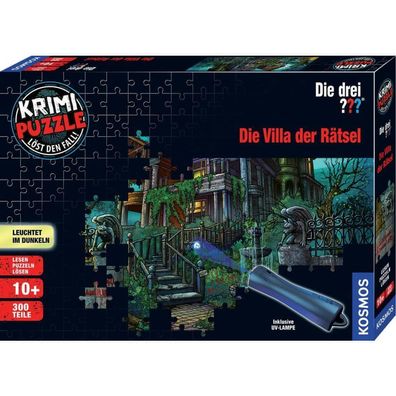 KOSMOS KRIMI-PUZZLE Die drei???- Die Villa der Rätsel Puzzle 300 Teile