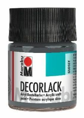 Marabu 1130 05 078 Decorlack Acryl Grau 50 ml