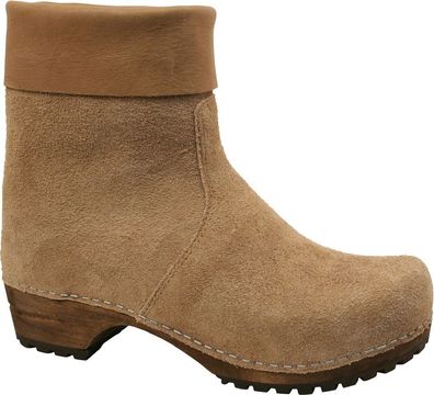 Sanita Damen Stiefel Wood-Sussi Boot Nature