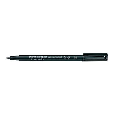 Staedtler 317-9 10x Lumocolor Folienstifte schwarz