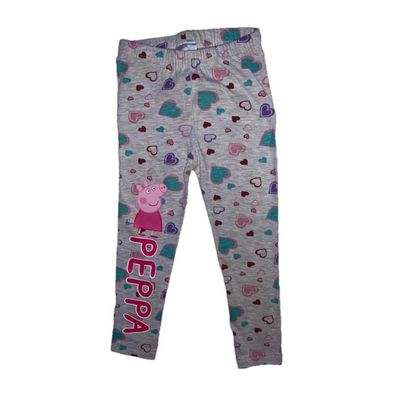 Peppa Pig Leggins mit Herzen , Peppa und großem Schriftzug