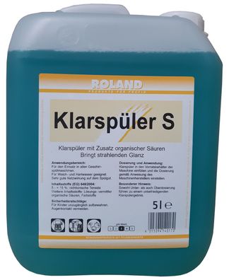 ROLAND 84805 Klarspüler S - 5 Liter