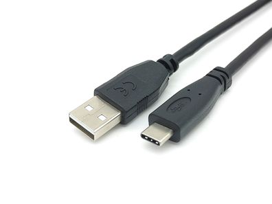 equip 128885 USB 2.0 Type-A to C, M/M, 2.0m, Black