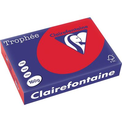 Clairalfa Multifunktionspapier Troph‚e, A4, korallenrot