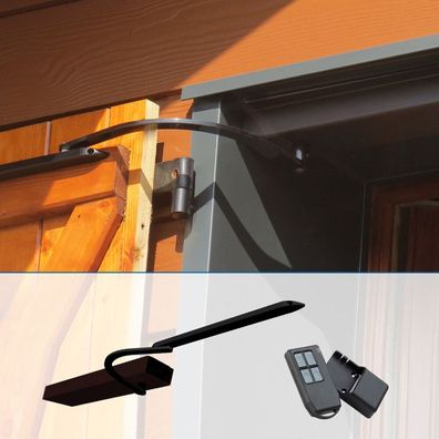 Slid'Up MW100 Elektrischer Fensterladen schwarz Funk für 1 Flügel, bis 80 cm