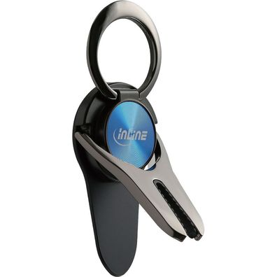 InLine® 55266B Smartphone 3in1 Smartclip KFZ-Halter, Ständer, Finger Halterung,