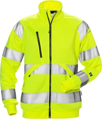 Fristads High Vis Sweatjacke Damen Kl. 3 7427 SHV Warnschutz-Gelb