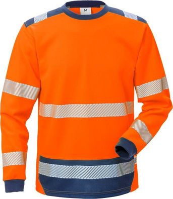 Fristads Warnschutz T-Shirt High Vis T-Shirt Langarm KL. 3 7724 THV Warnschutz-Ora