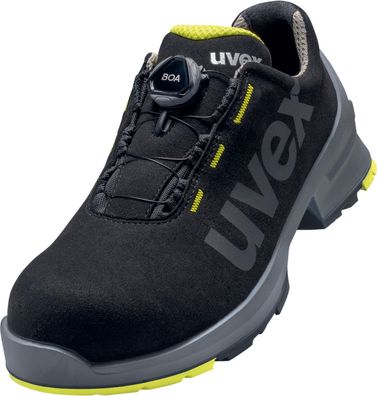 Uvex 1 Halbschuhe S2 65668 Schwarz, Gelb (65668)