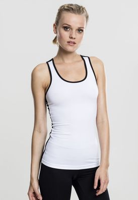 Urban Classics Female Shirt Ladies Sports Top White/Black