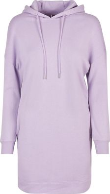 Urban Classics Damen Ladies Organic Oversized Terry Hoody Dress Lilac