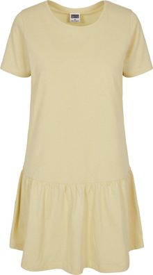 Urban Classics Damen Ladies Valance Tee Dress Softyellow