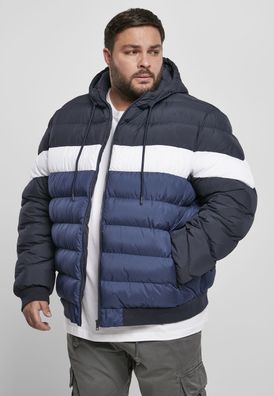 Urban Classics Jacke Colorblock Bubble Jacket Midnightnavy/Darkblue