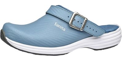 Sanita Damen Offener Clog Wave-Carbon Open Aqua