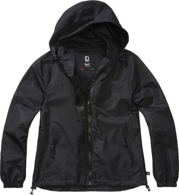 Brandit Women Jacke Ladies Summer Windbr. frontzip Black