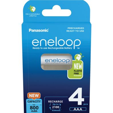 Eneloop BK-4MCDE/4BE 1x4 Panasonic Eneloop Micro AAA 800mAh BK-4MCDE/4BE