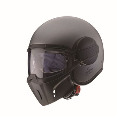 Caberg Motorrad Helm Jethelm Ghost matt Gun Metallic Gray