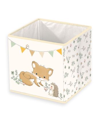 Herding Aufbewahrungsbox Storage-Box für Baby Kind Waldfreunde 30x30x30 cm