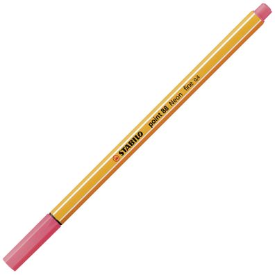 Stabilo® 88/040 Fineliner - point 88 - Neonfarbe, leuchtfarbenrot