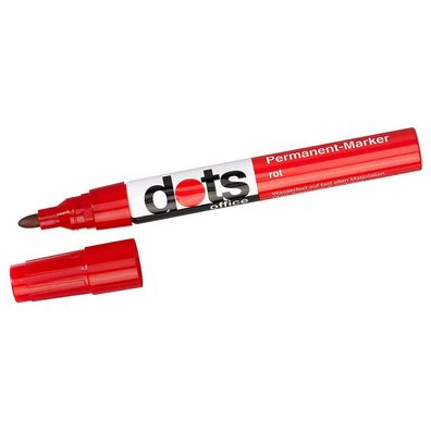 dots E-713001 DO dots Permanentmarker rot 1,5 - 3,0 mm