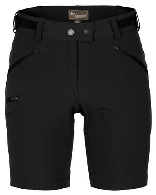 Pinewood 3111 Abisko Light Stretch Damen Shorts Black (400)