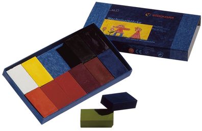 Stockmar 34200 Wachsmalblöcke 12 Farben