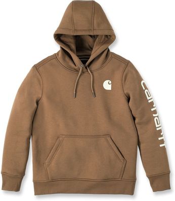 Carhartt Damen Logo Sleeve Graphic Sweatshirt Carhartt® Brown