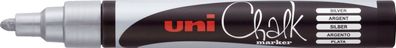 uni-ball PWE-5M AR Kreidemarker Chalk PWE-5M silber Rundspitze(P)