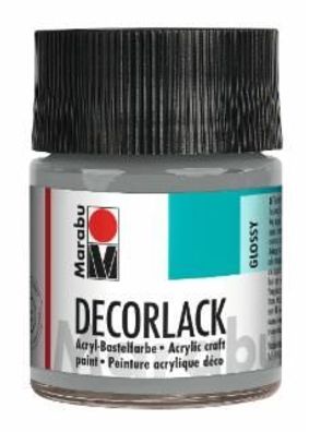 Marabu 1130 05 782 Decorlack Acryl Metallic-Silber 782 50 ml