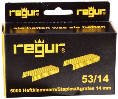 Regur® 53/14 Heftklammern 53/14, 5000 Stück