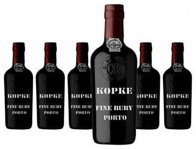 6 x Kopke Fine Ruby Port