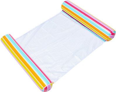 Swim Essentials Wasserhängematte Regenbogen 116 x 78 x 15 cm