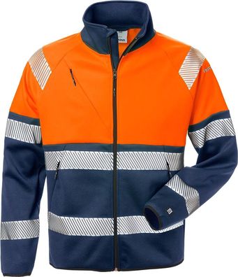 Fristads Warnschutz-Jacke High Vis Sweatjacke, Kl. 1 4517 SSL Warnschutz-Orange/M