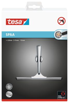 tesa® 40345-00000-00 Duschabzieher - chrom/weiß