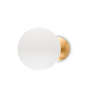 Ideal Lux Eclissi AP SMALL Wandleuchte mit einstellbarem Lichtverteiler Struktur Gold