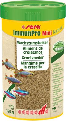 Sera ImmunPro Mini Nature 250ml Futter Wachstumsfutter aus feinem Granulat