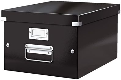 Leitz 6044-00-95 Archivbox WOW Click & Store - für A4, schwarz